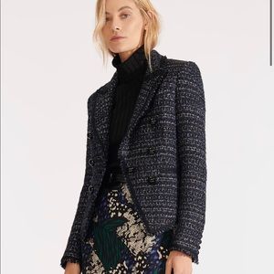 NWT Veronica Beard Tweed Dickey Jacket